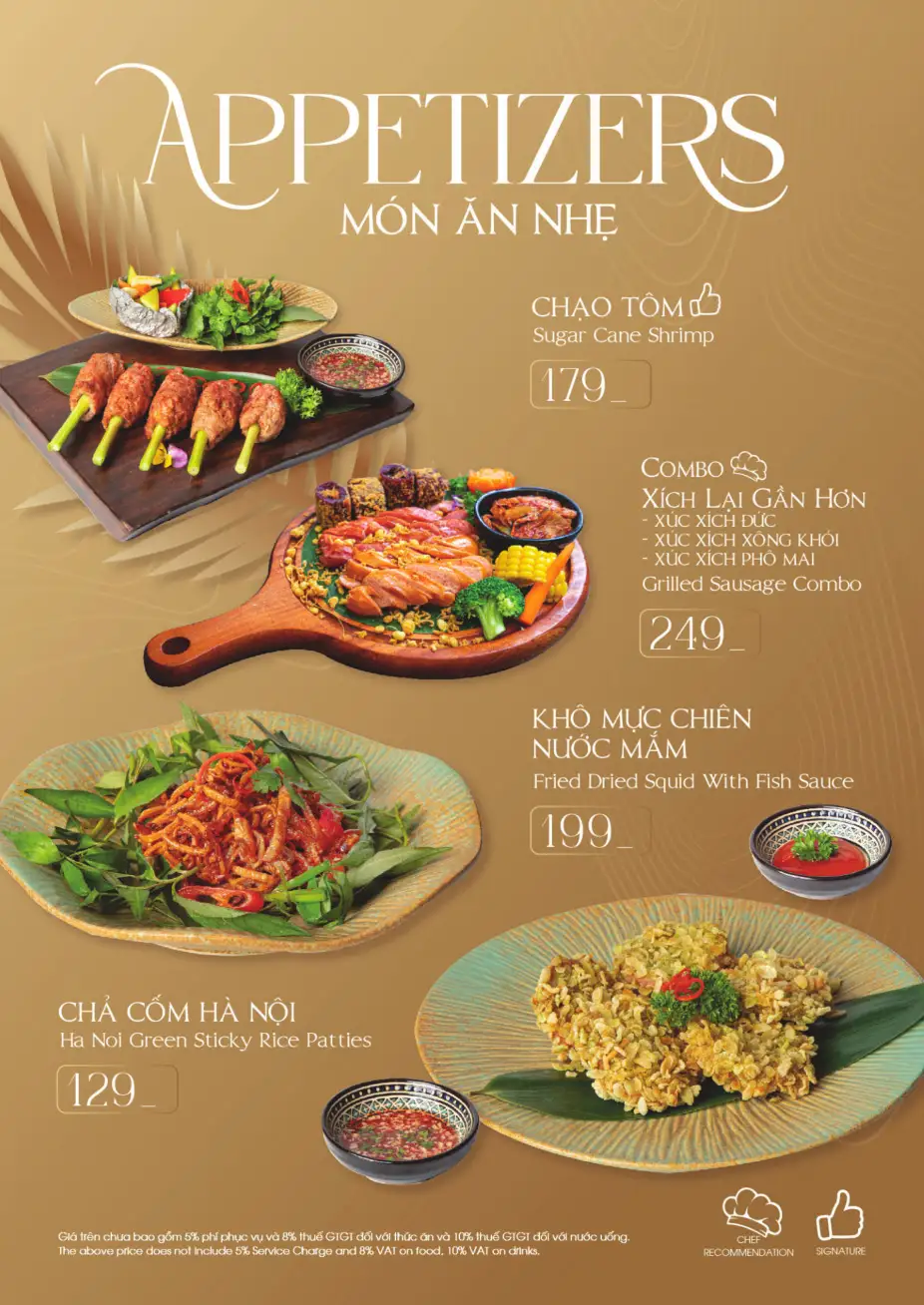 Lalaland Hồ Con Rùa menu