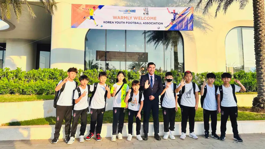 Bóng đá trẻ Hàn Quốc đến NovaWorld Phan Thiết
