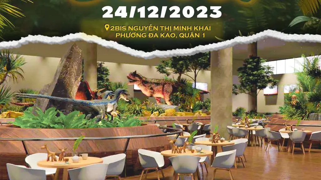 Công viên khủng long Dino Cafe 2Bis Nguyễn Thị Minh Khai Quận 1