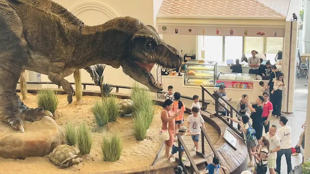 Review Dino Cafe công viên khủng long Quận 1