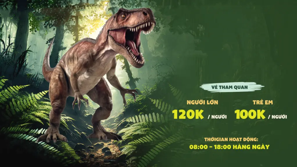 Giá vé Dino Park Phan Thiết