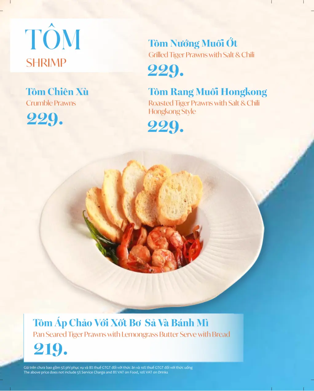 Menu Chillhouse Bình Khánh Quận 2