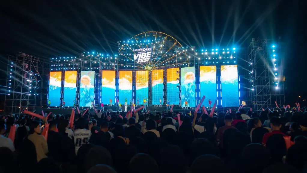 Du khách tại Lễ hội Vibe Fest 2024