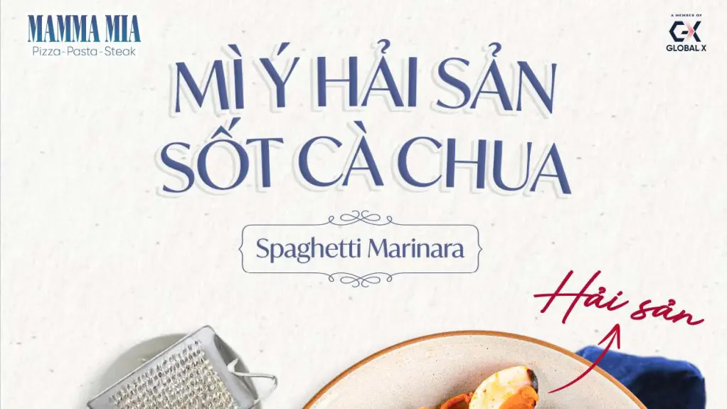 Mỳ ý hải sản sốt cà chua Mamma Mia