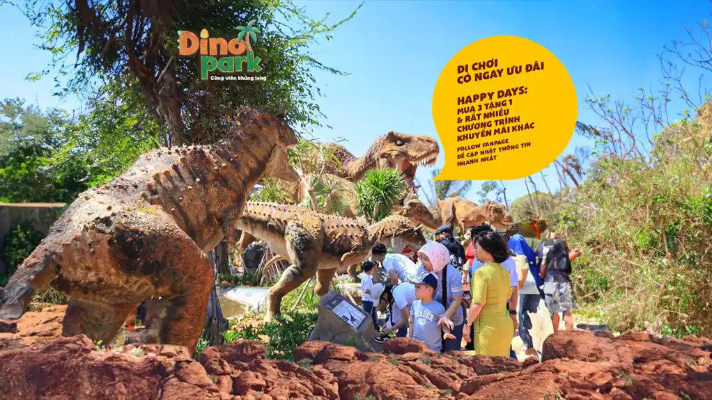 Khám phá lãnh địa khủng long Dino Park