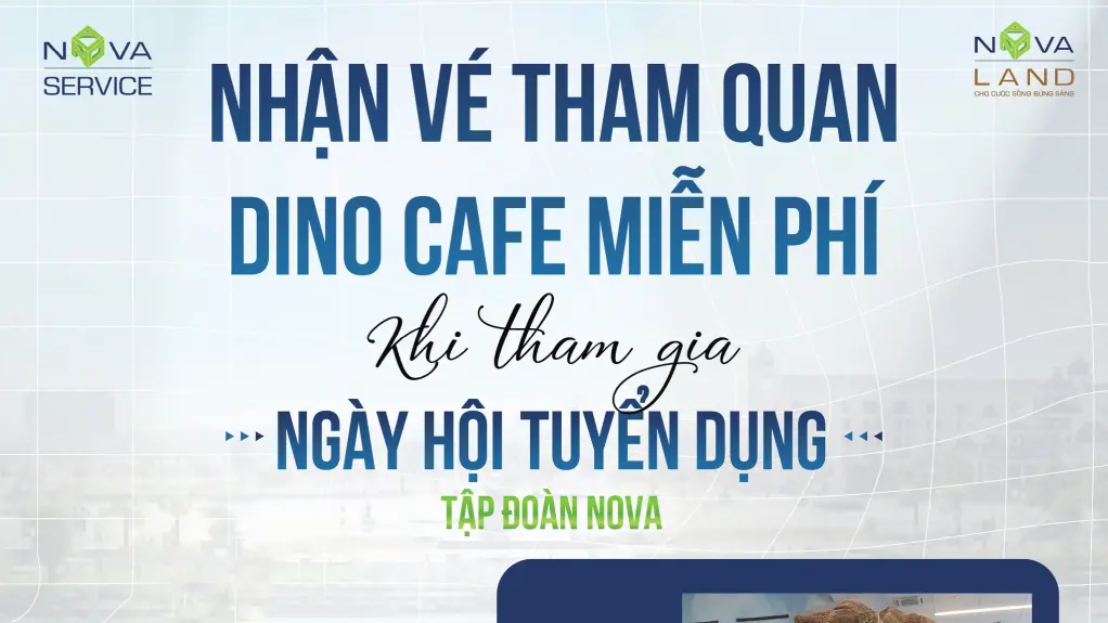 Nhận vé miễn phí Dino Cafe