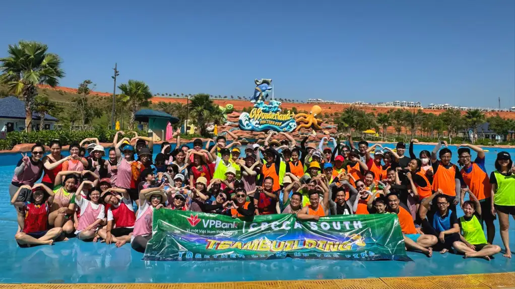 VpBank chọn Wonderland Water Park làm điểm Teambuilding