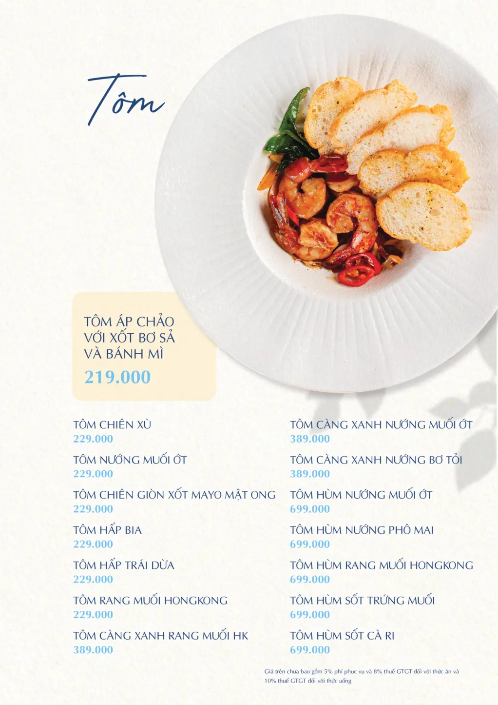 Menu Chillhouse Phan Thiết