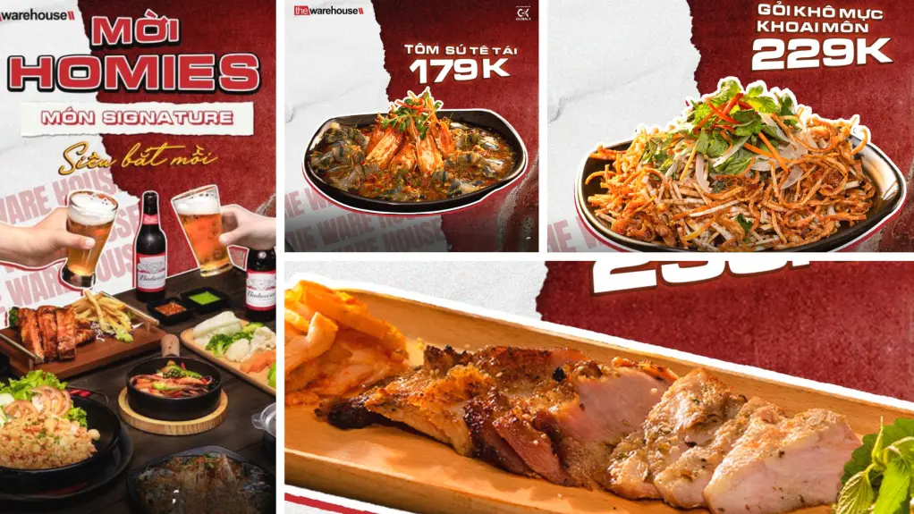 Món Signature The Warehouse