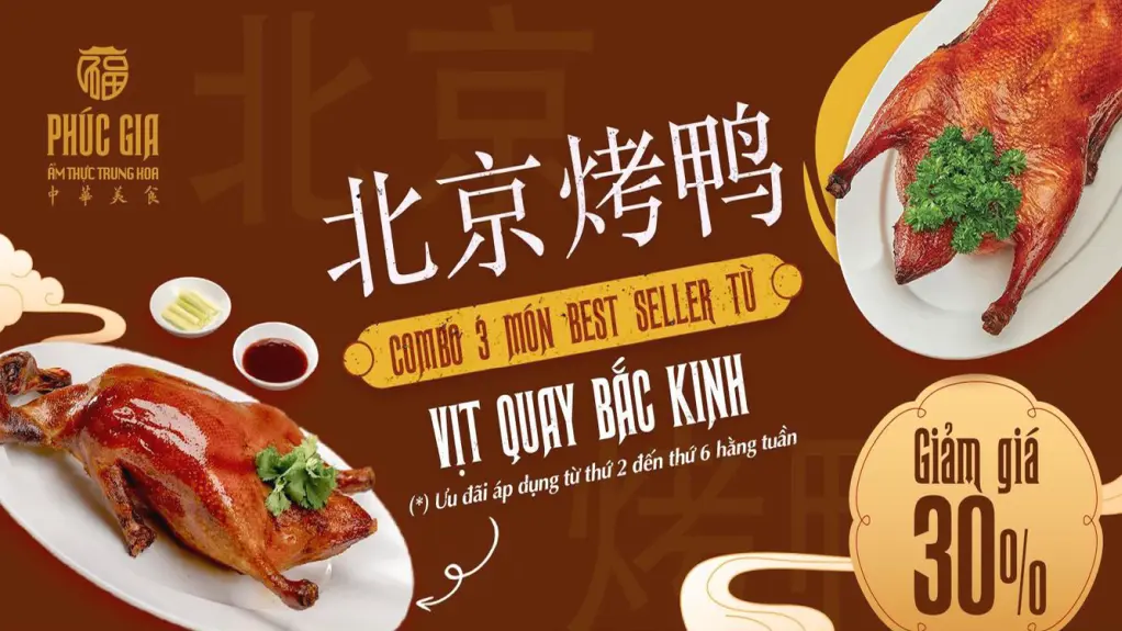 Ưu đãi Vịt Quay Bắc Kinh