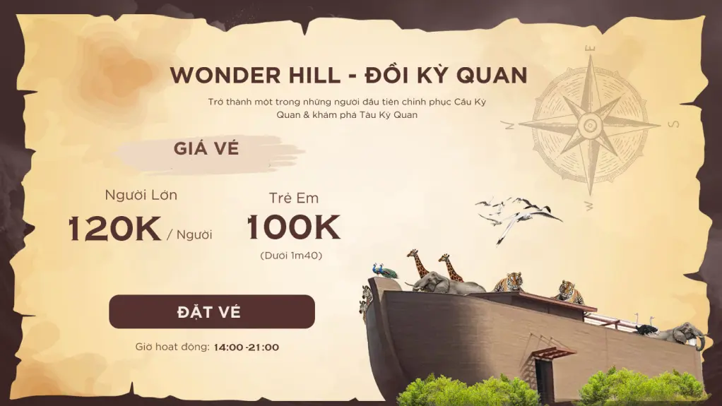 Giá vé Wonder Hill Phan Thiết