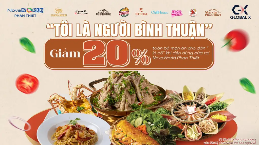 Người dân Bình Thuận ưu đãi 20%