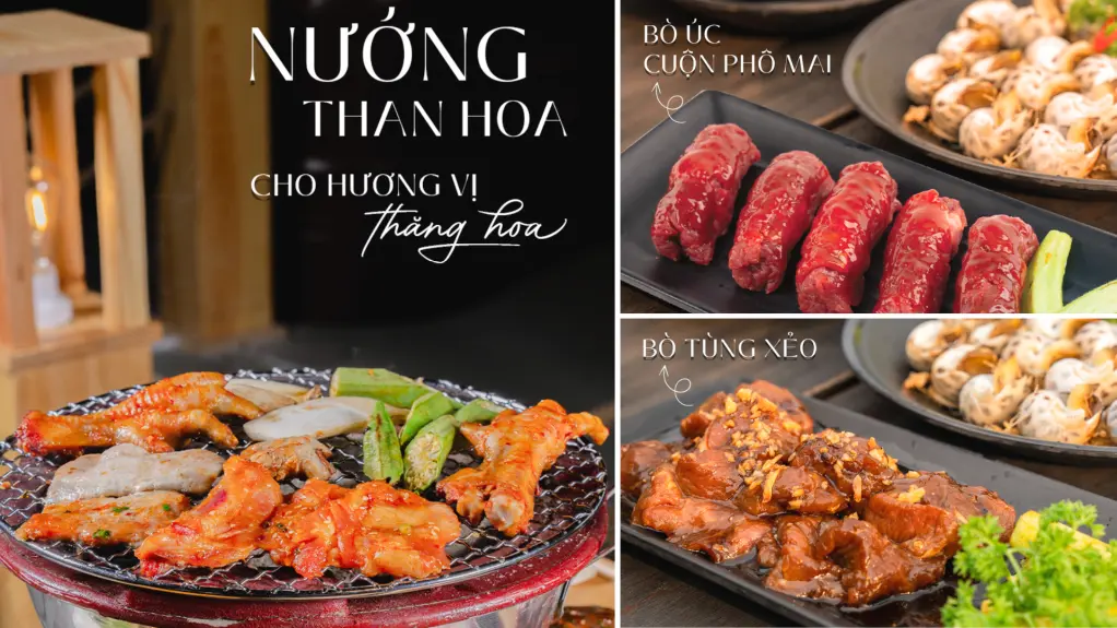 Nướng than hoa Boathouse Bistro