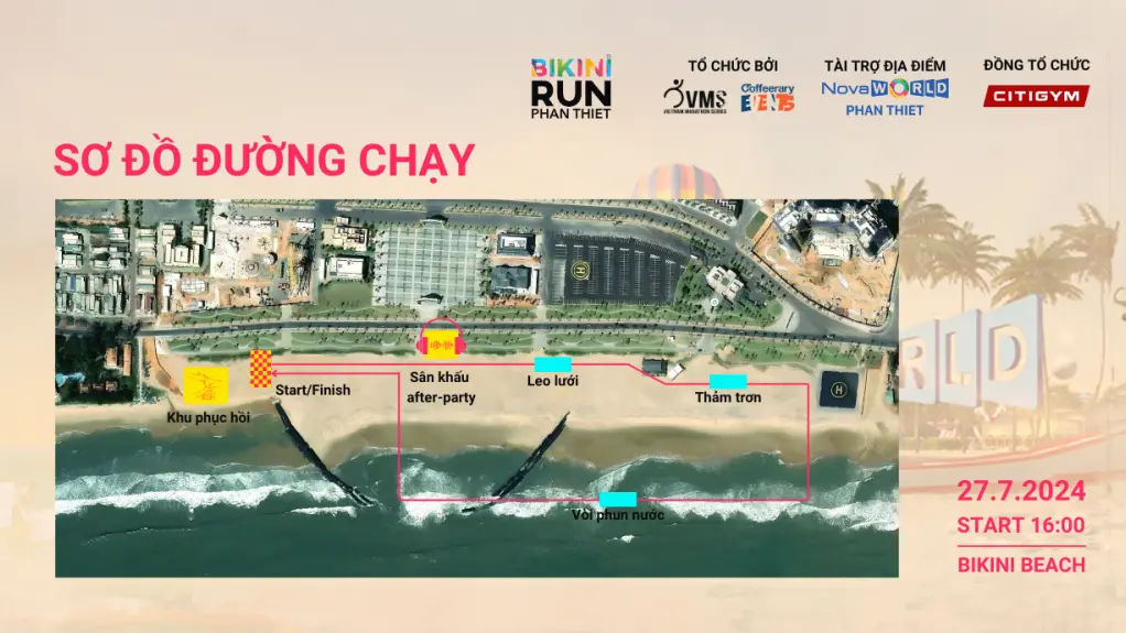 Giá vé Bikini Run Phan Thiết