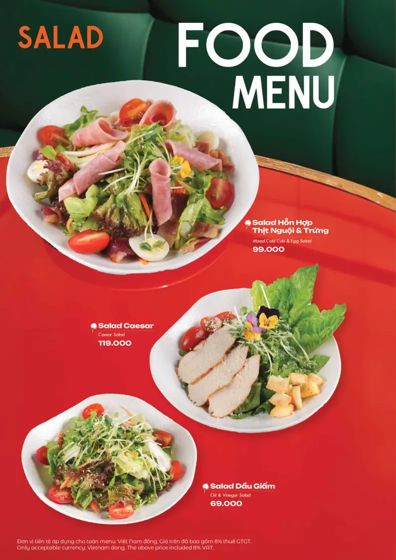 Menu Casa Cafe Phạm Ngọc Thạch