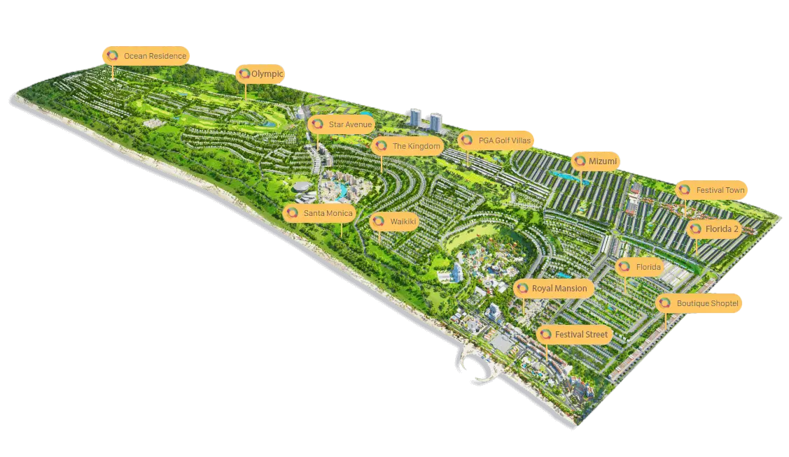 Mặt bằng NovaWorld Phan Thiết