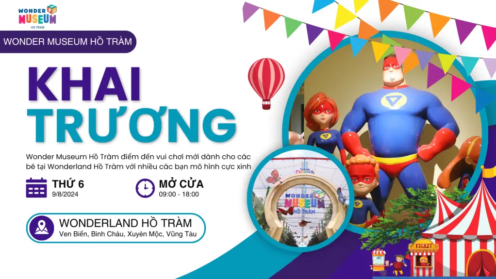 Khai trương Wonder Museum Hồ Tràm