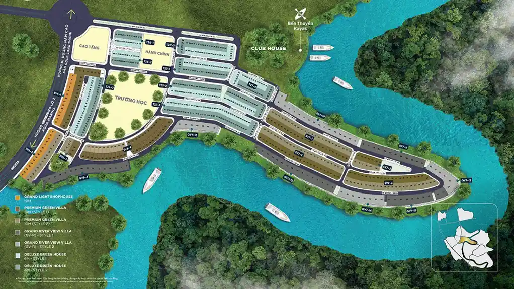 Mặt bằng EverGreen 3 Elite 2 Aqua City Biên Hòa