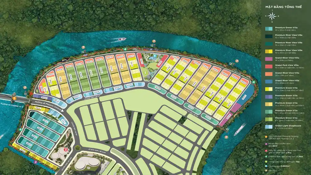 Mặt bằng Phoenix West Aqua City