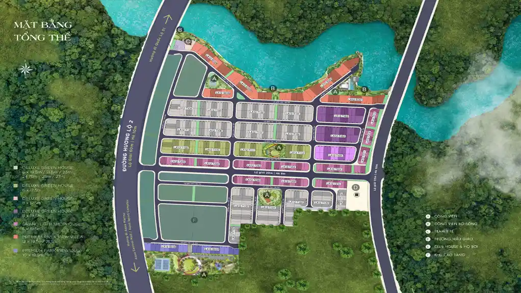 Mặt bằng River Park 1 Aqua City