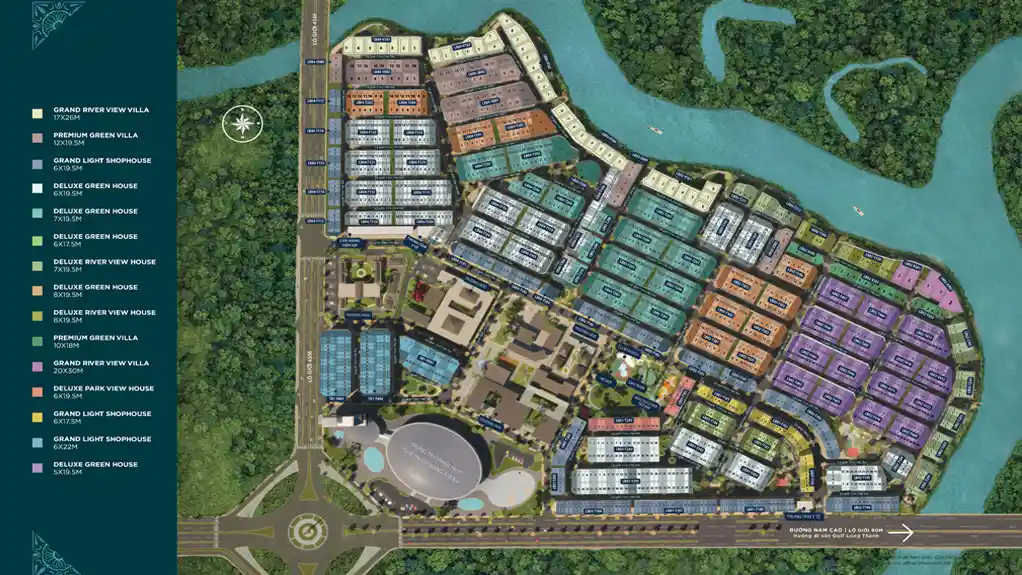 Mặt bằng River Park 2 Aqua City