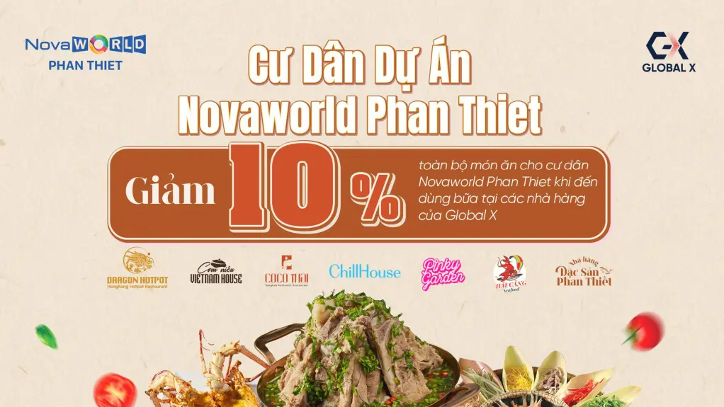 Ưu đãi cư dân NovaWorld Phan Thiết