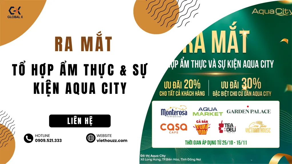 Coco Thái Mall Aqua City Aqua City: Sự kiện, chương trình khuyến mãi hấp dẫn