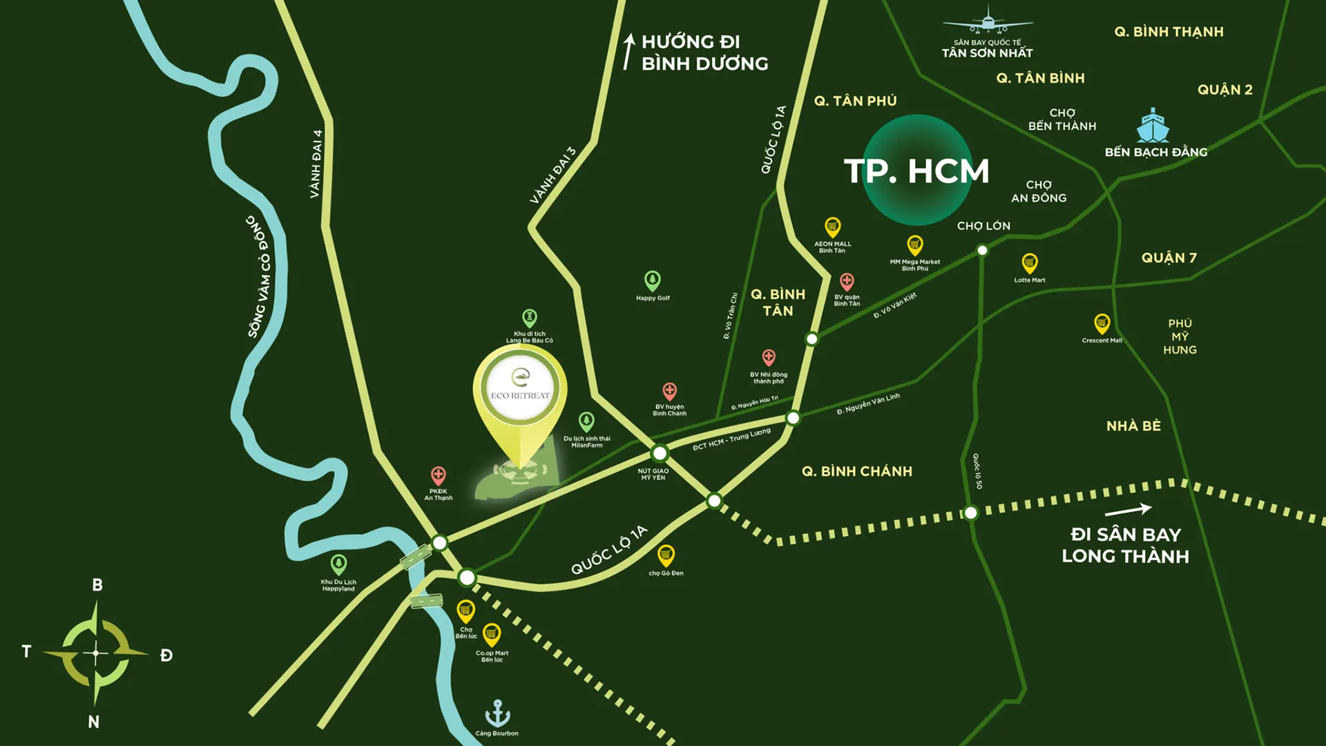Map vị trí Eco Retreat