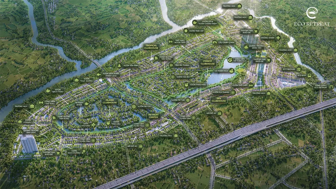 Mặt bằng tiện ích Eco Retreat