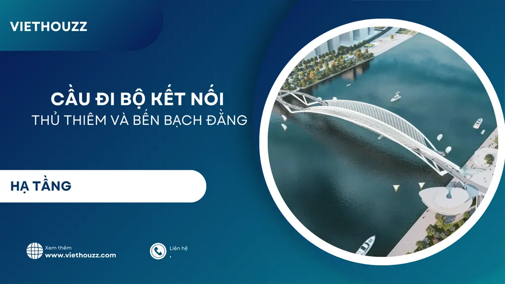 Cầu đi bộ kết nối Thủ Thiêm