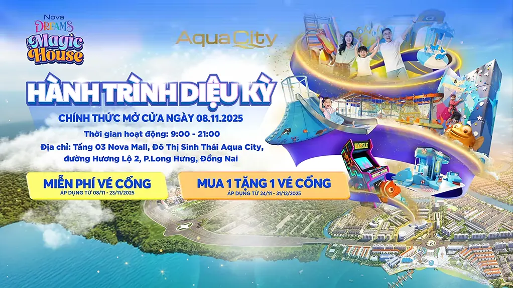 Ưu đãi Novadreams Magic House Biên Hoà